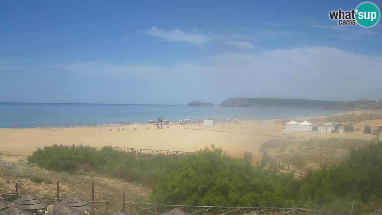 Cámara web Torre dei Corsari – Vista en directo de la playa desde Punta Usai
