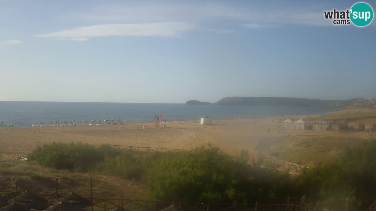 Webcam Torre dei Corsari – Vista live sulla spiaggia da Punta Usai