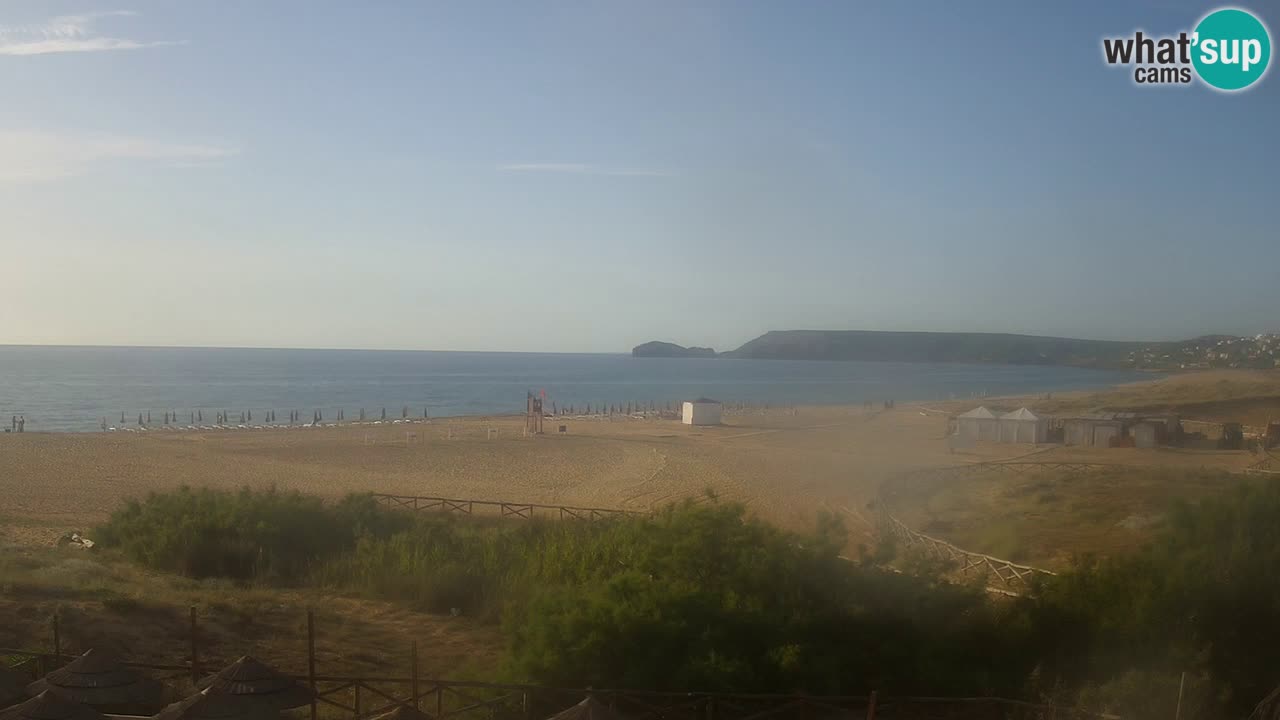 Webcam Torre dei Corsari – Vista live sulla spiaggia da Punta Usai