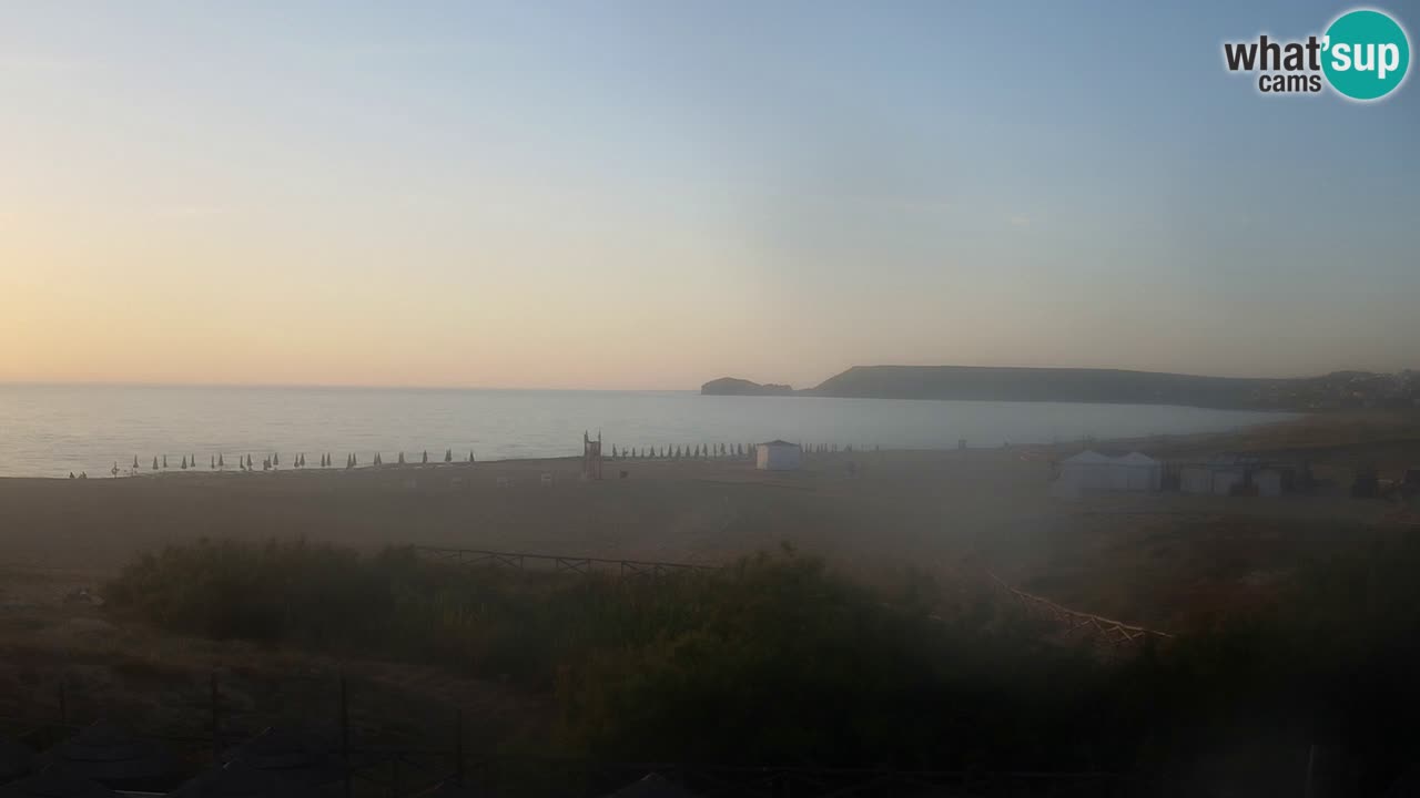Webcam Torre dei Corsari – Vista live sulla spiaggia da Punta Usai