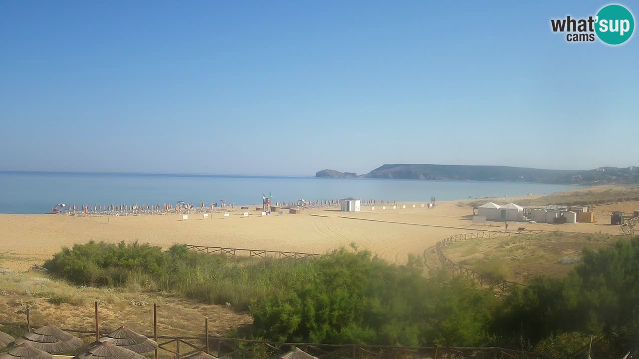 Webcam Torre dei Corsari – Live Beach View from Punta Usai