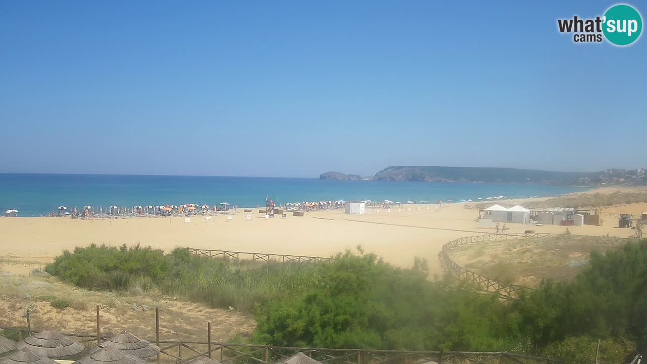 Webcam Torre dei Corsari – Vue en direct sur la plage depuis Punta Usai