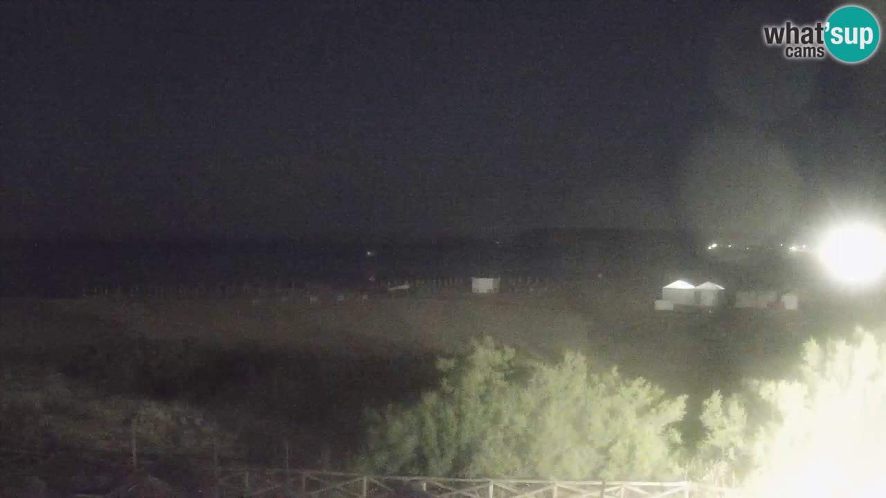 Cámara web Torre dei Corsari – Vista en directo de la playa desde Punta Usai