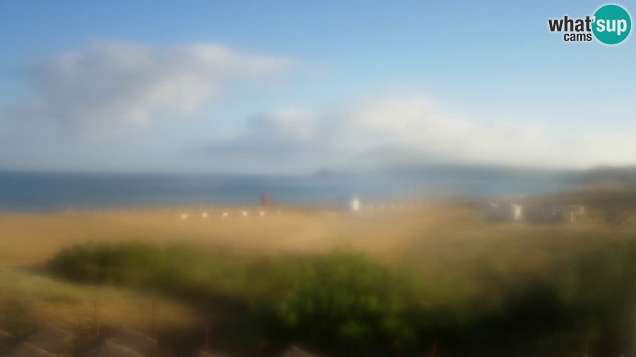 Cámara web Torre dei Corsari – Vista en directo de la playa desde Punta Usai