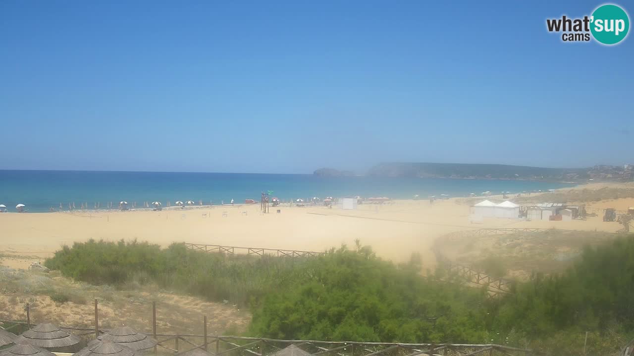 Webcam Torre dei Corsari – Live Beach View from Punta Usai