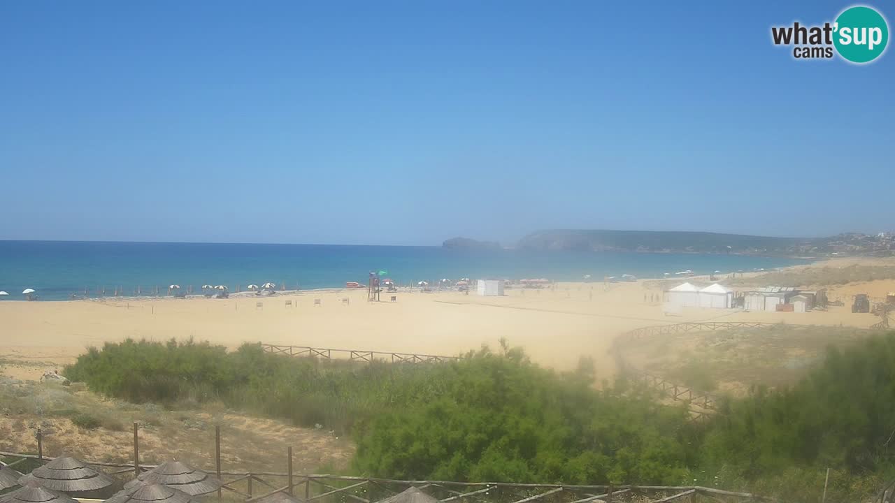 Webcam Torre dei Corsari – Vista live sulla spiaggia da Punta Usai