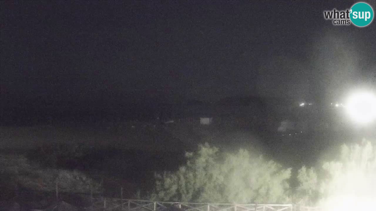 Webcam Torre dei Corsari – Vista live sulla spiaggia da Punta Usai