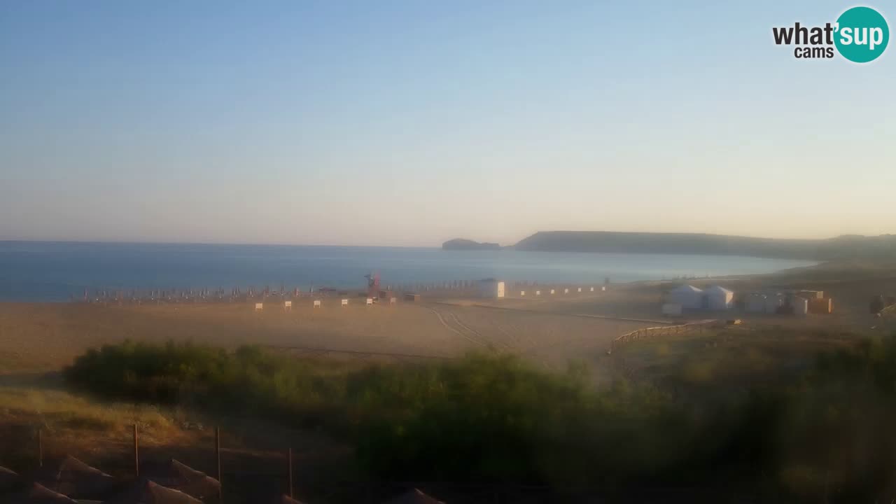 Cámara web Torre dei Corsari – Vista en directo de la playa desde Punta Usai