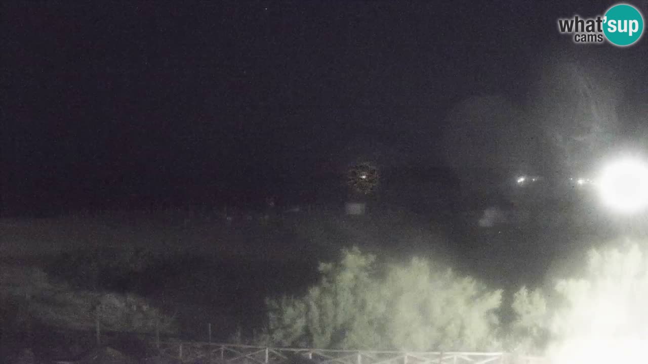 Webcam Torre dei Corsari – Vista live sulla spiaggia da Punta Usai