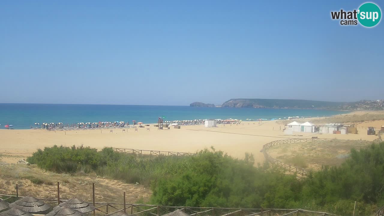 Webcam Torre dei Corsari – Vista live sulla spiaggia da Punta Usai