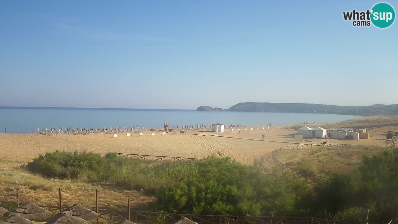 Webcam Torre dei Corsari – Vue en direct sur la plage depuis Punta Usai