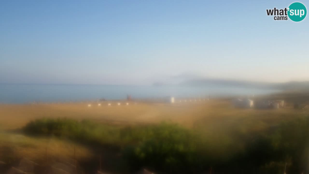 Webcam Torre dei Corsari – Vue en direct sur la plage depuis Punta Usai