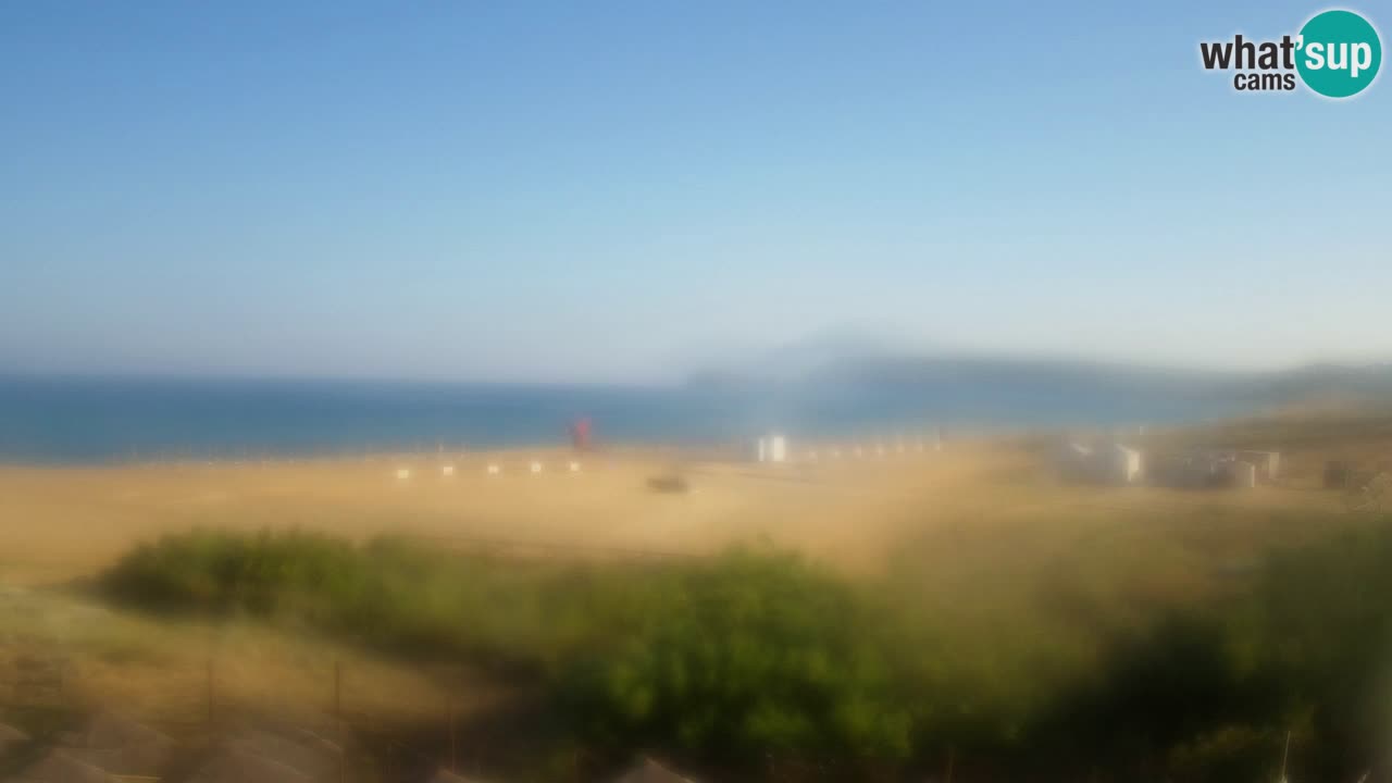 Cámara web Torre dei Corsari – Vista en directo de la playa desde Punta Usai