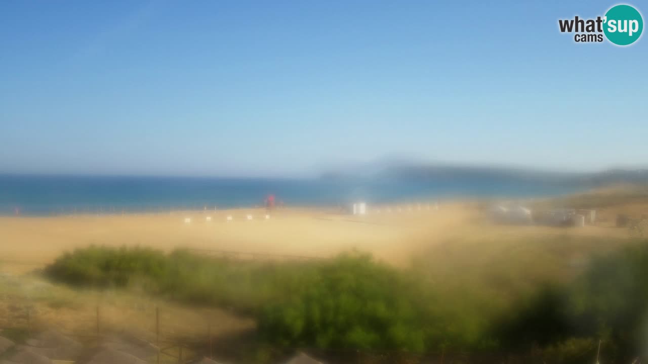 Webcam Torre dei Corsari – Vue en direct sur la plage depuis Punta Usai