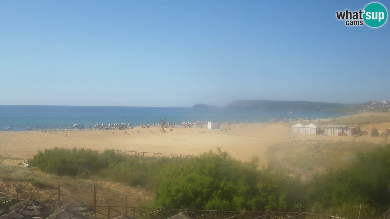 Webcam Torre dei Corsari – Live Beach View from Punta Usai