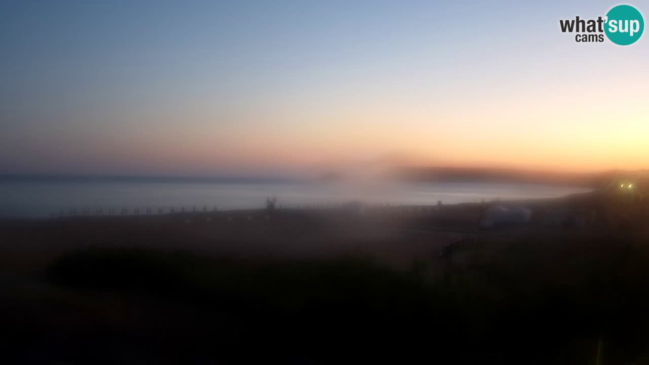 Webcam Torre dei Corsari – Liveblick auf den Strand von Punta Usai