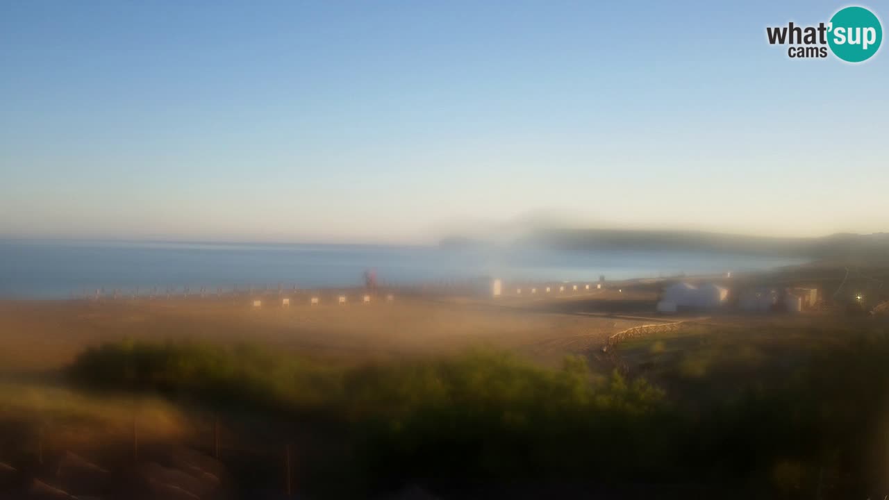 Webcam Torre dei Corsari – Liveblick auf den Strand von Punta Usai
