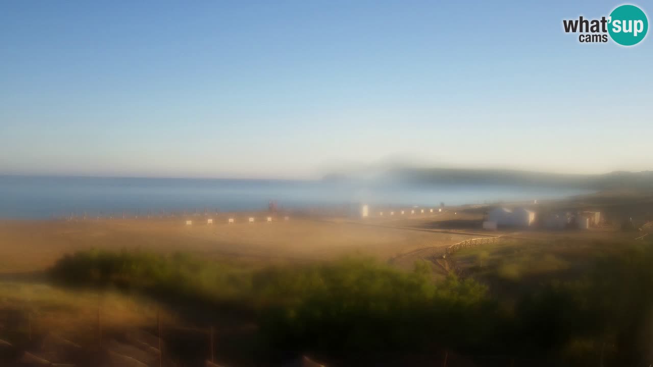 Webcam Torre dei Corsari – Liveblick auf den Strand von Punta Usai