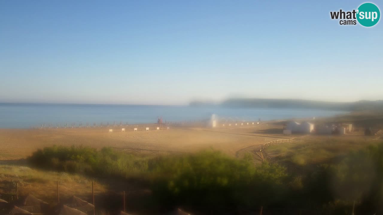 Webcam Torre dei Corsari – Live Beach View from Punta Usai