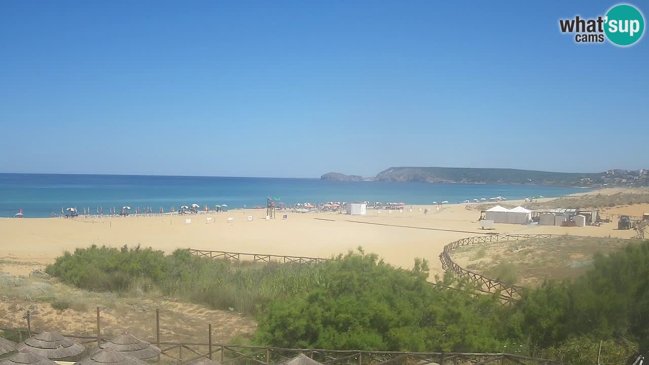 Webcam Torre dei Corsari – Live Beach View from Punta Usai
