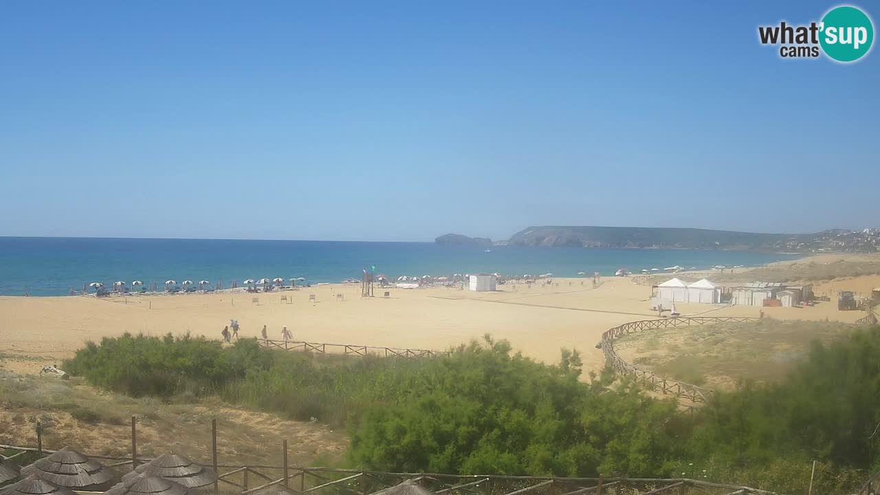 Webcam Torre dei Corsari – Vista live sulla spiaggia da Punta Usai