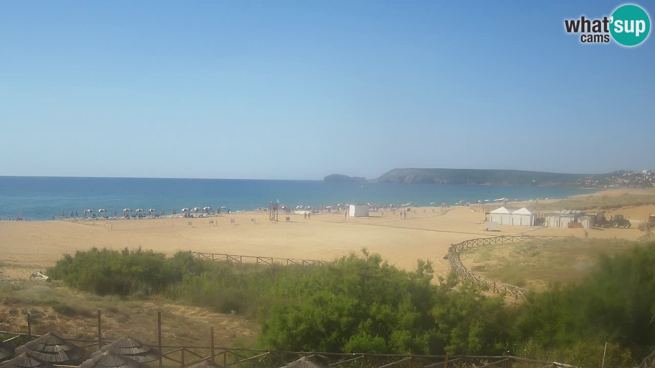 Webcam Torre dei Corsari – Vista live sulla spiaggia da Punta Usai