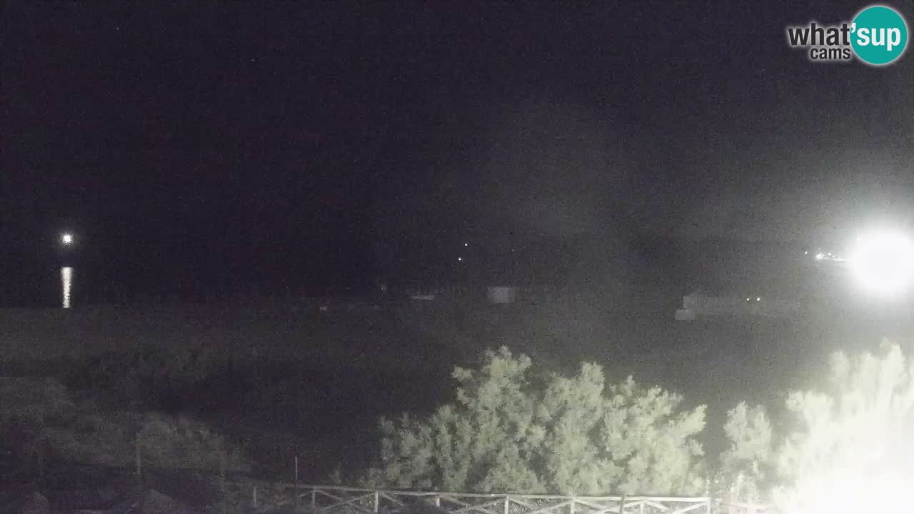 Webcam Torre dei Corsari – Vista live sulla spiaggia da Punta Usai