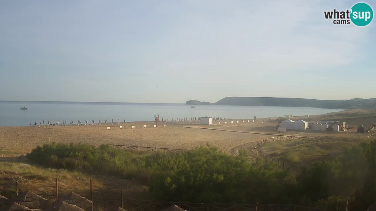 Web kamera Torre dei Corsari – Pogled uživo na plažu s Punta Usai