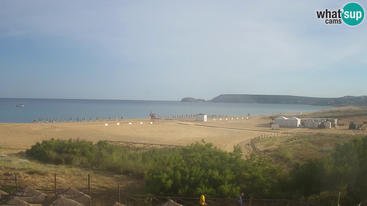 Cámara web Torre dei Corsari – Vista en directo de la playa desde Punta Usai