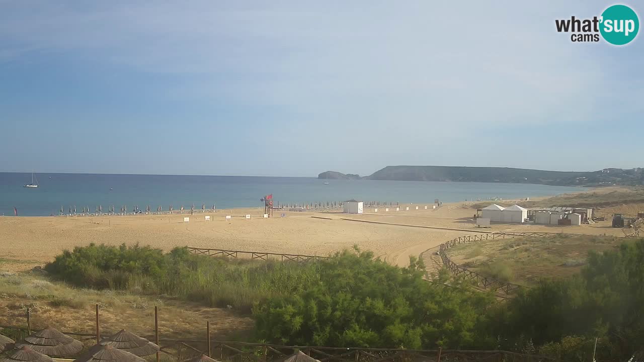 Webcam Torre dei Corsari – Liveblick auf den Strand von Punta Usai