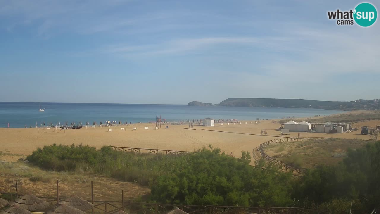 Webcam Torre dei Corsari – Vue en direct sur la plage depuis Punta Usai