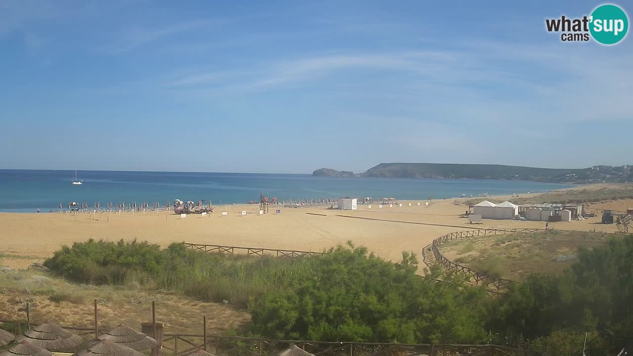 Webcam Torre dei Corsari – Live Beach View from Punta Usai