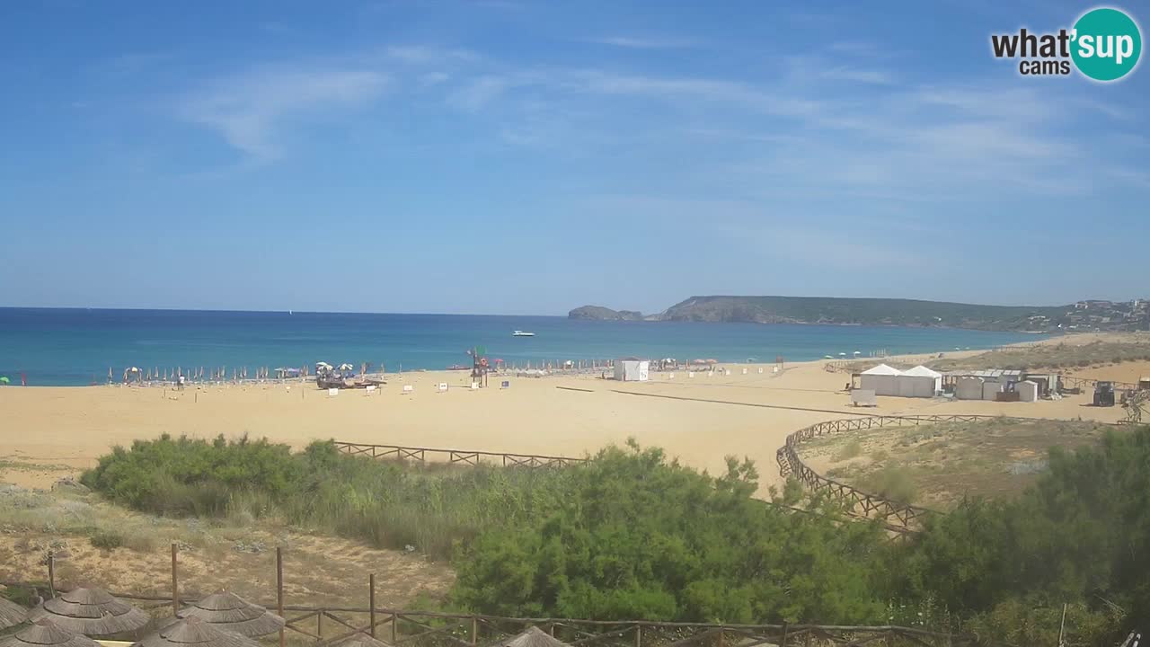 Webcam Torre dei Corsari – Live Beach View from Punta Usai
