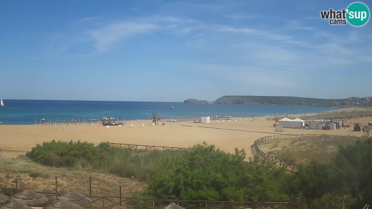 Webcam Torre dei Corsari – Vue en direct sur la plage depuis Punta Usai