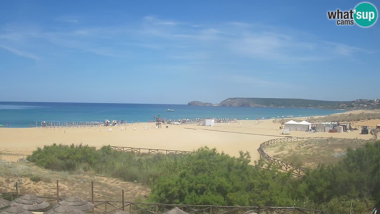 Webcam Torre dei Corsari – Live Beach View from Punta Usai