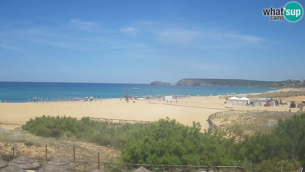 Webcam Torre dei Corsari – Vue en direct sur la plage depuis Punta Usai