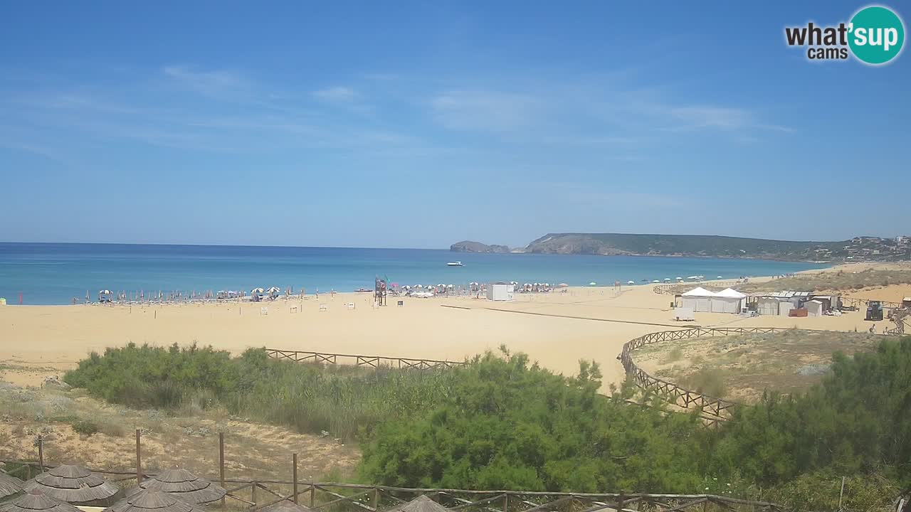 Webcam Torre dei Corsari – Vue en direct sur la plage depuis Punta Usai