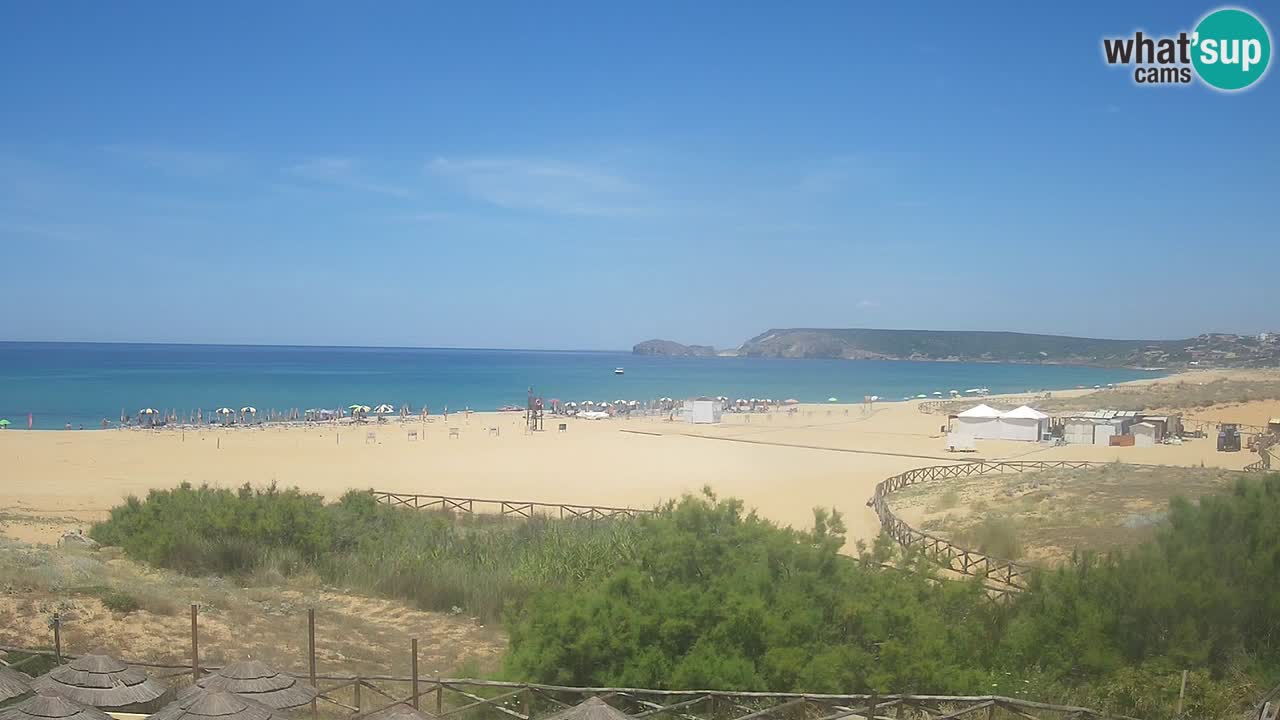 Webcam Torre dei Corsari – Vista live sulla spiaggia da Punta Usai