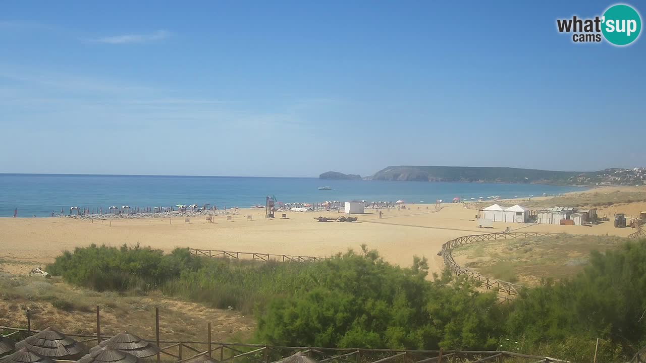 Spletna kamera Torre dei Corsari – Pogled v živo na plažo s Punta Usai