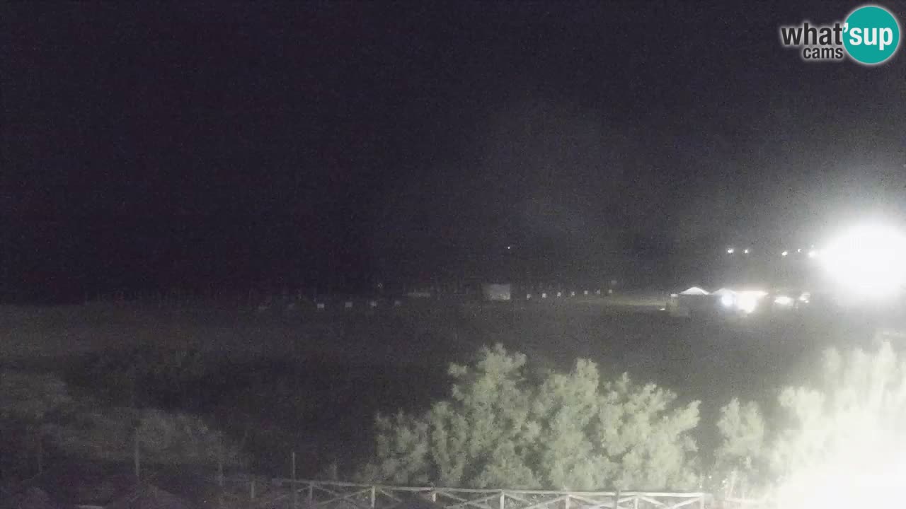 Webcam Torre dei Corsari – Vista live sulla spiaggia da Punta Usai