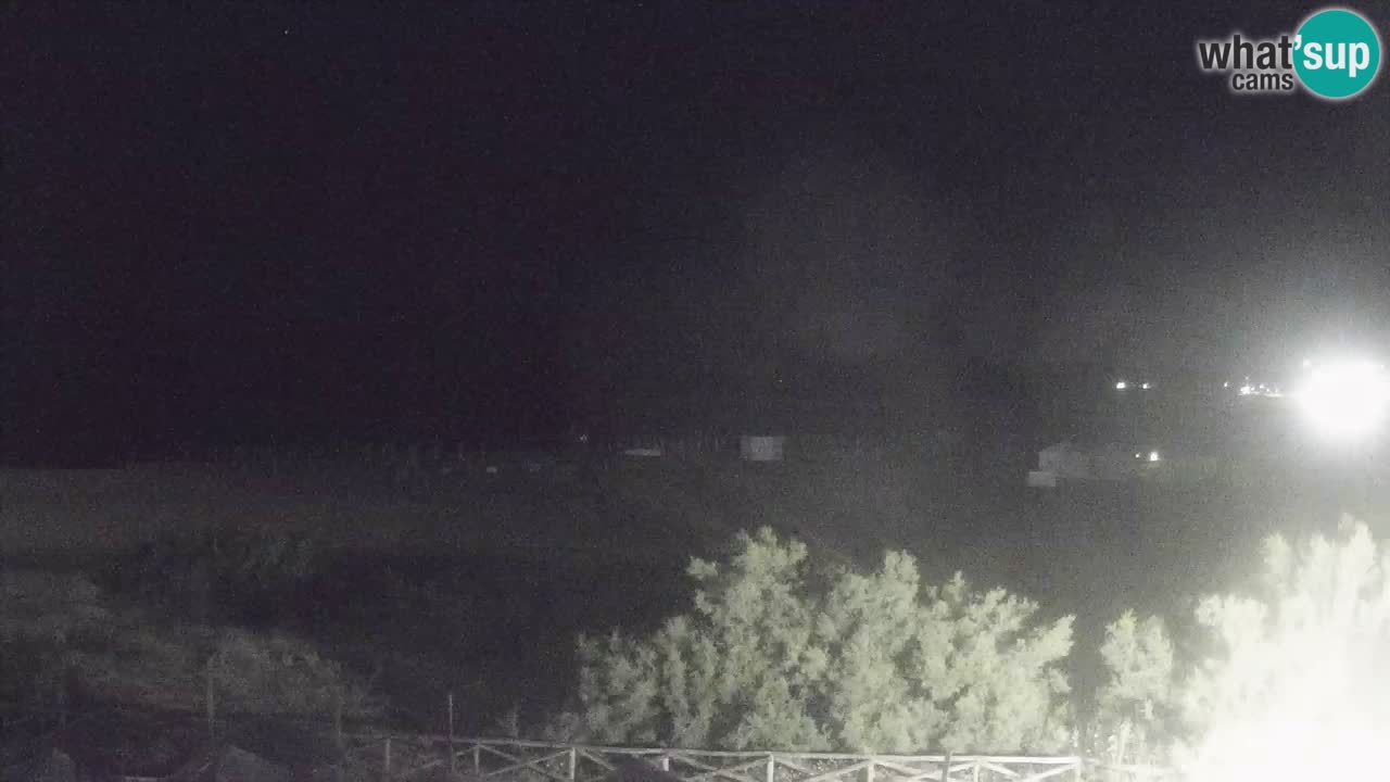 Cámara web Torre dei Corsari – Vista en directo de la playa desde Punta Usai