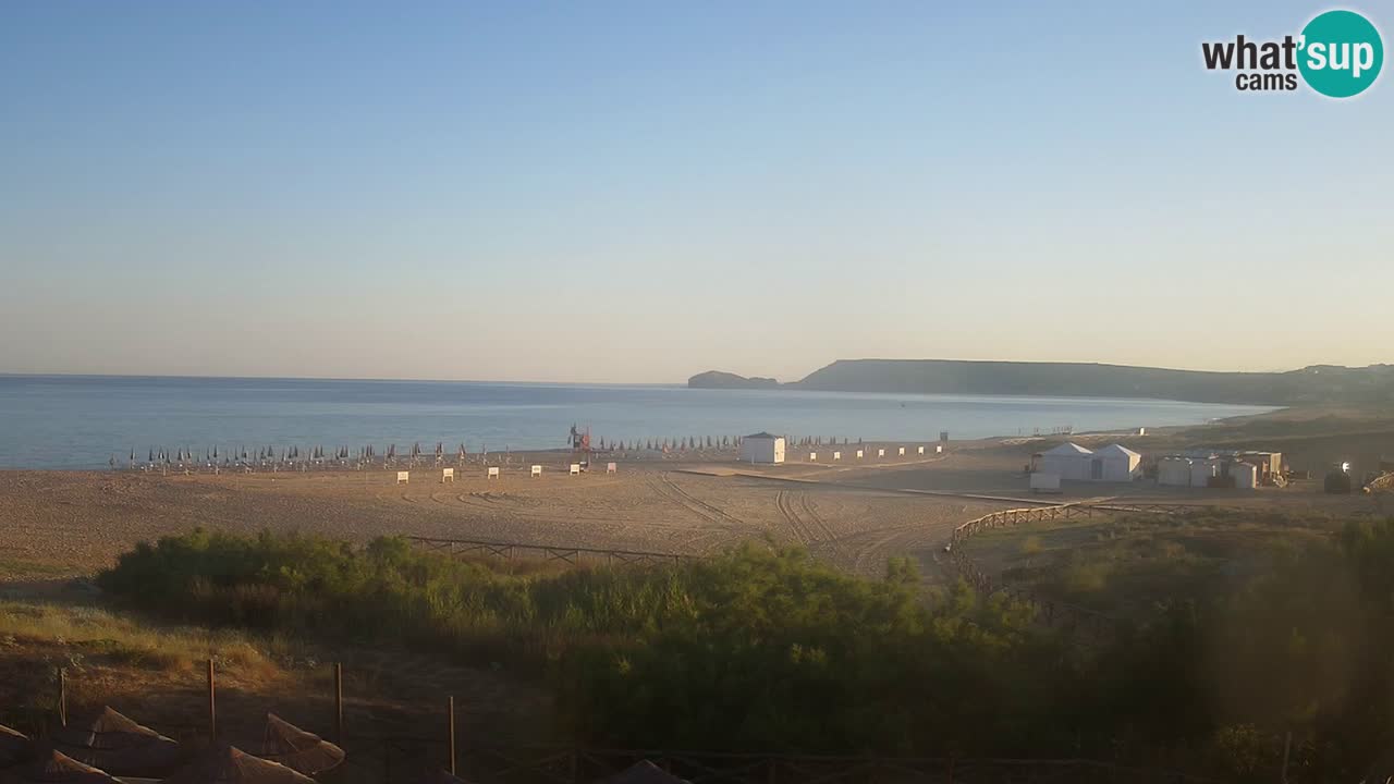 Spletna kamera Torre dei Corsari – Pogled v živo na plažo s Punta Usai