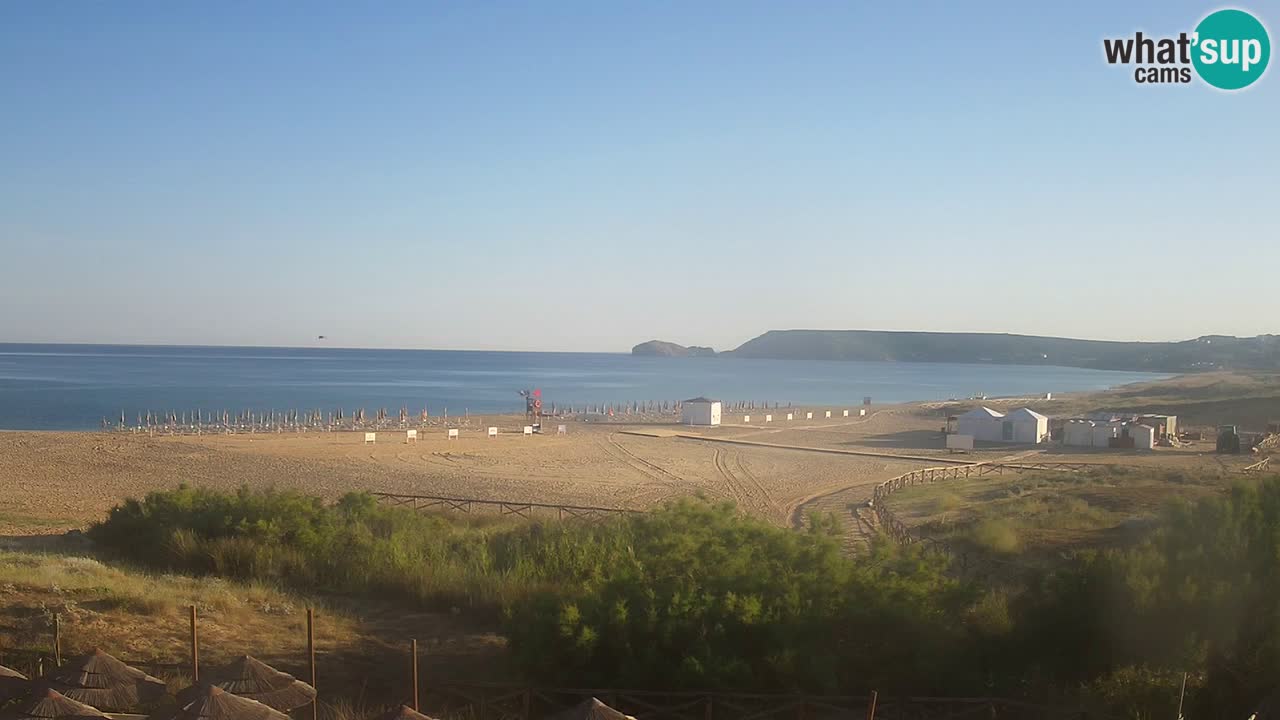 Webcam Torre dei Corsari – Vue en direct sur la plage depuis Punta Usai