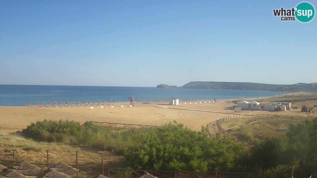 Spletna kamera Torre dei Corsari – Pogled v živo na plažo s Punta Usai