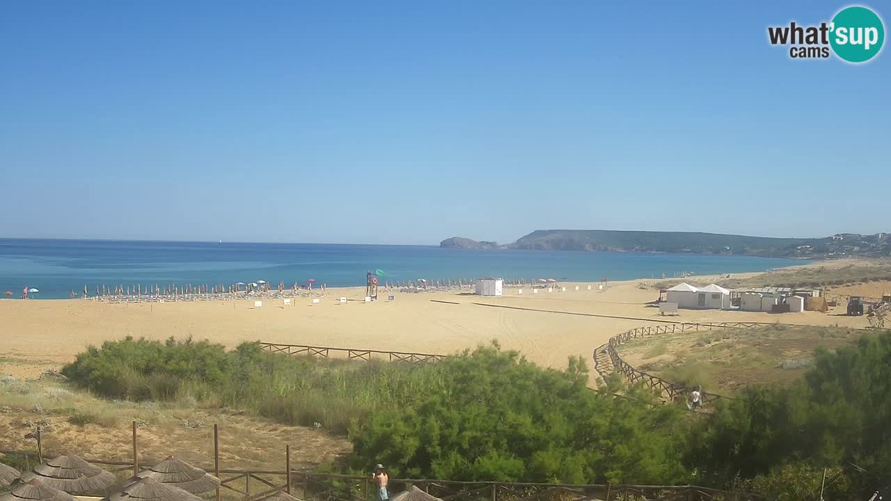 Webcam Torre dei Corsari – Vista live sulla spiaggia da Punta Usai