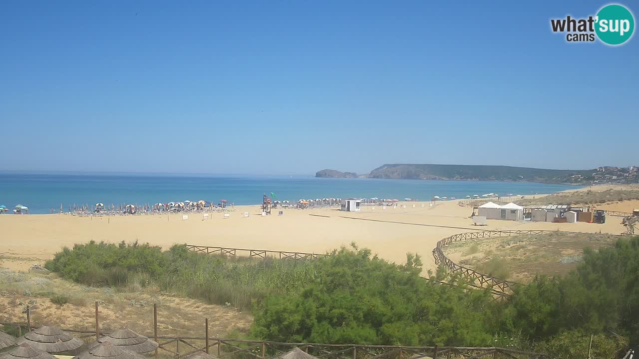 Webcam Torre dei Corsari – Vue en direct sur la plage depuis Punta Usai