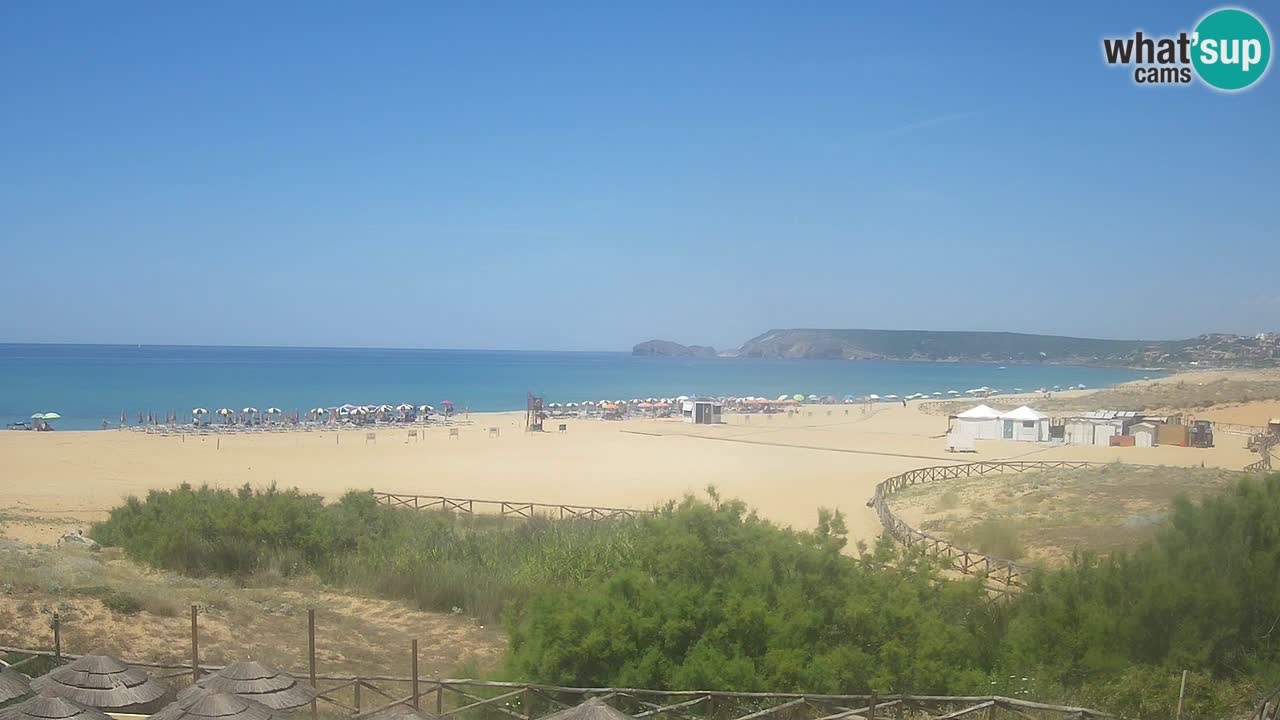Webcam Torre dei Corsari – Vista live sulla spiaggia da Punta Usai