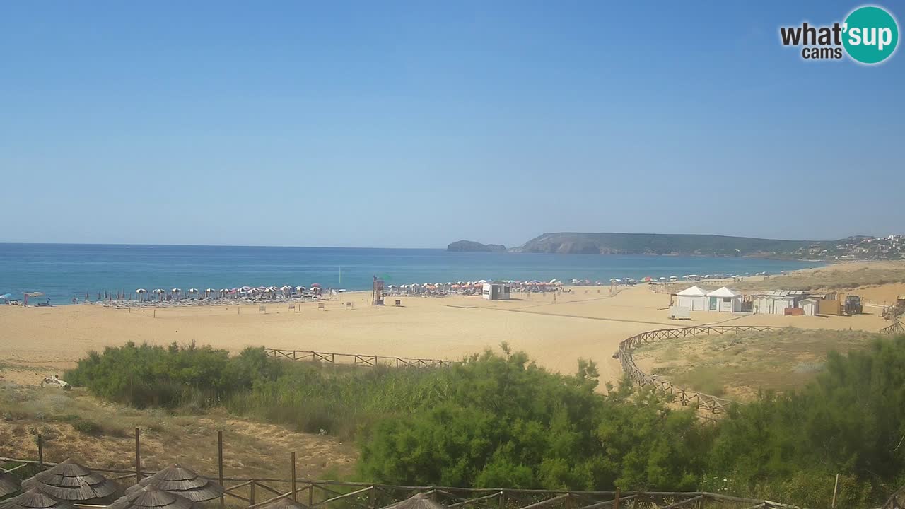 Webcam Torre dei Corsari – Vista live sulla spiaggia da Punta Usai