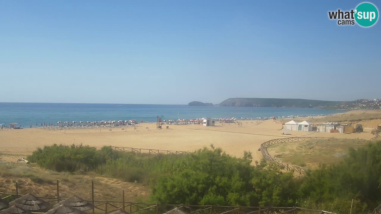 Webcam Torre dei Corsari – Vista live sulla spiaggia da Punta Usai