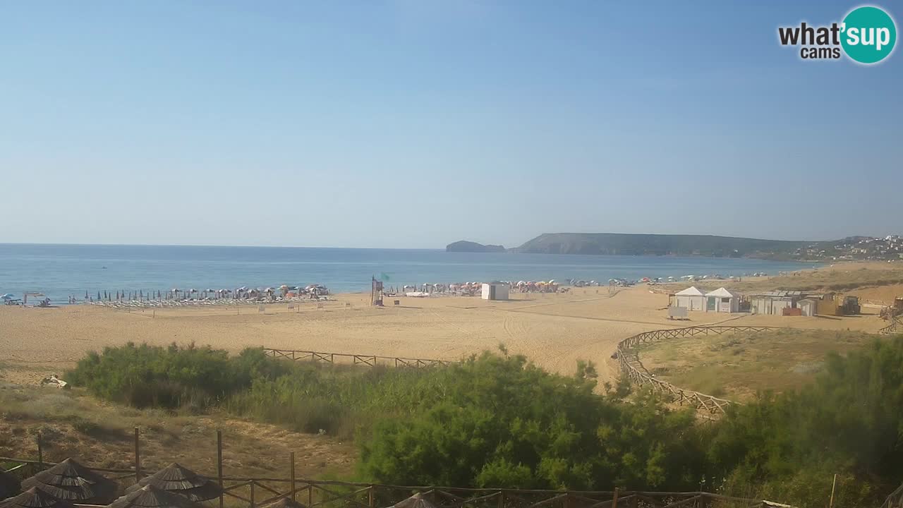 Cámara web Torre dei Corsari – Vista en directo de la playa desde Punta Usai